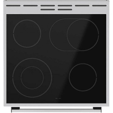 Gorenje GECS6C70WPA Κουζίνα 71lt με Κεραμικές Εστίες Π60εκ. Λευκή